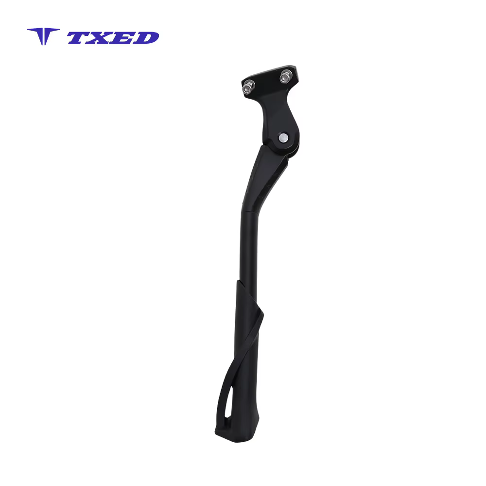 Heavy Duty Aluminum Bicycle Side Stand Double Hole 28-32cm for Rear Axle Electric Bicycle Accessories detail image 8
