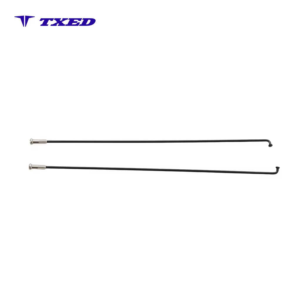 High Quality 13G Stainless Steel Bicycle Spokes with 16mm Brass Nipple Ed Finish Bike Spoke for E-bike WANHUA TXED01 detail image 3