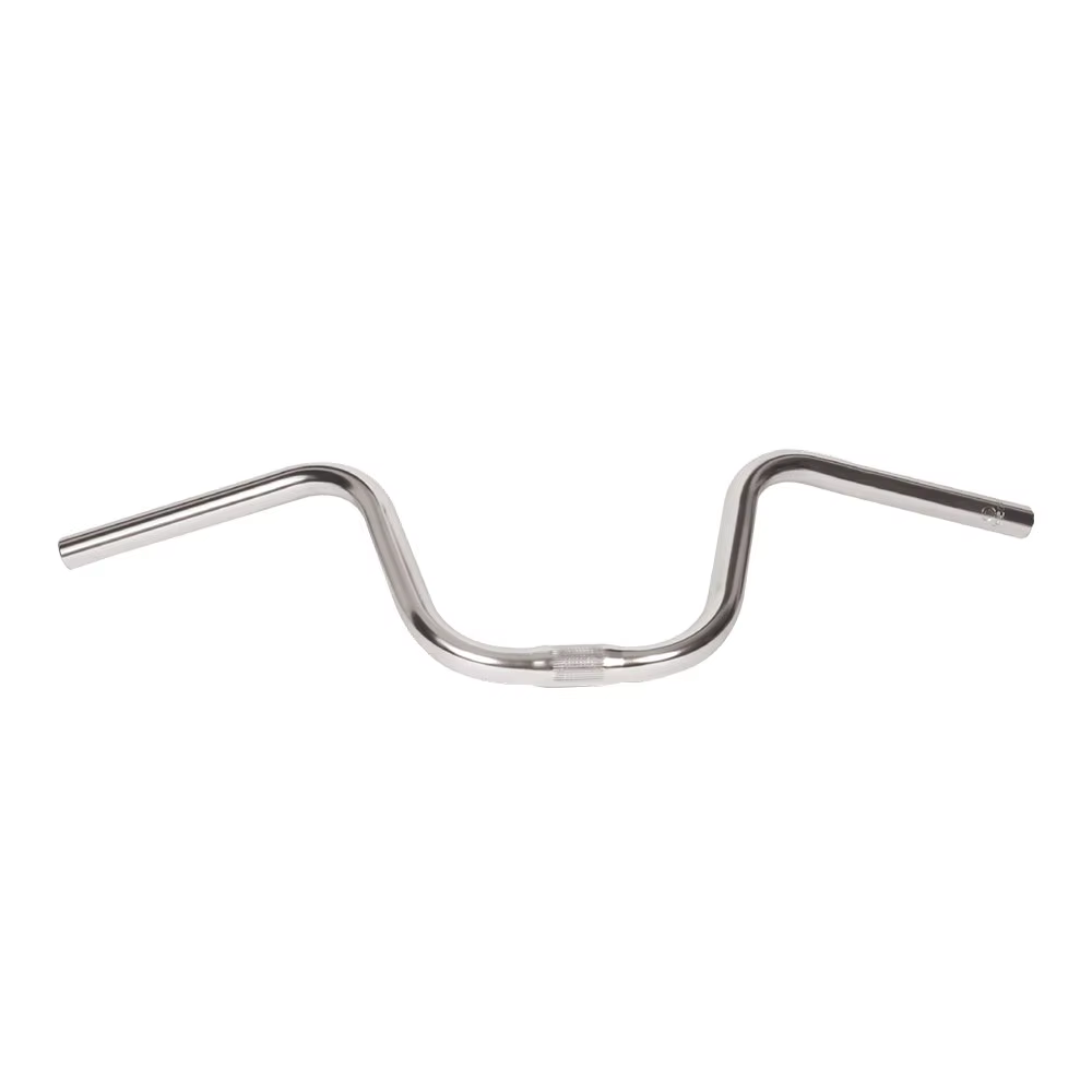 High Rise Cruiser Bicycle Handlebar 520 540 560mm Steel Alloy Stainless Steel Bar 25 4mm Clamp with 5 to 25 Degree Backsweep