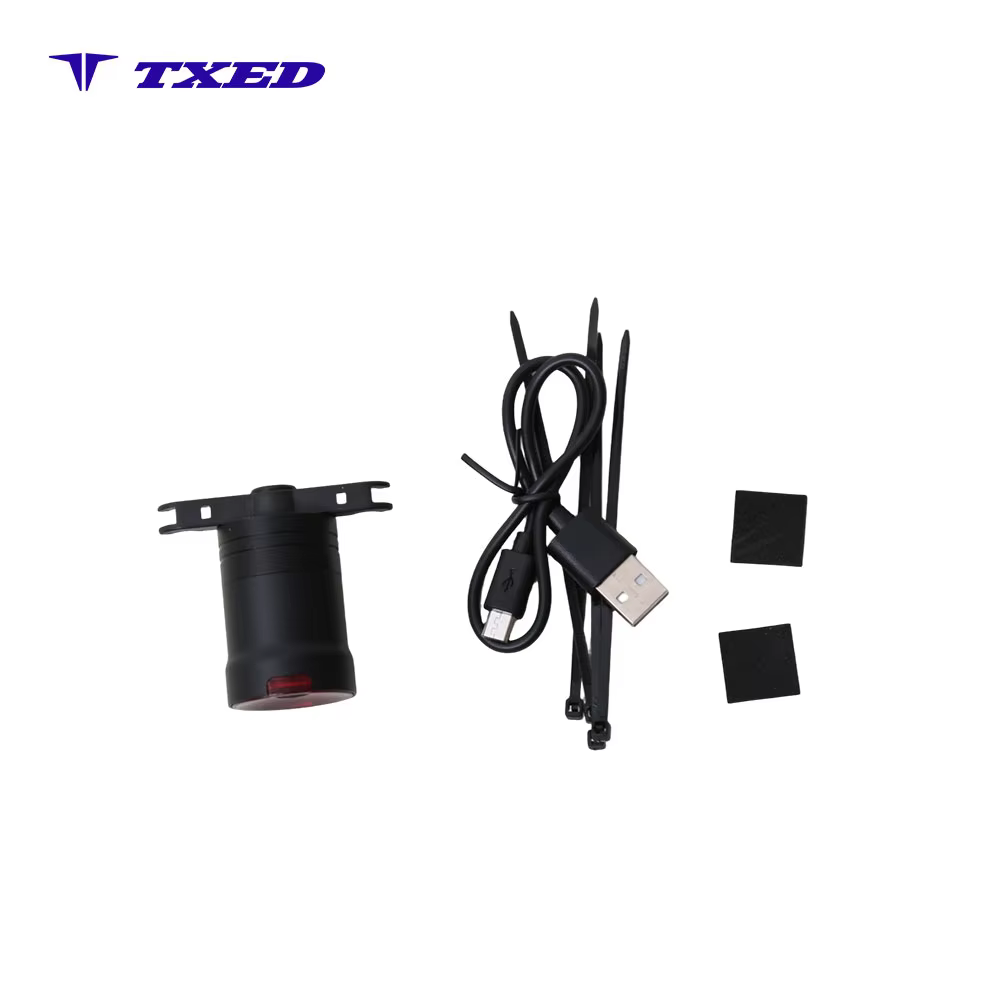 Ipx6 Waterproof Usb Rechargeable Smart Vibration Induction Brake Sensor bicycle Rear Light for bicycle Electric bicycle detail image 1
