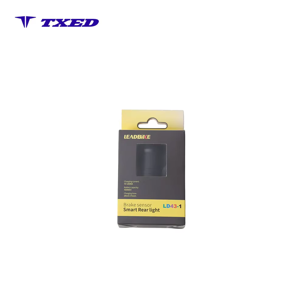 Ipx6 Waterproof Usb Rechargeable Smart Vibration Induction Brake Sensor bicycle Rear Light for bicycle Electric bicycle detail image 3