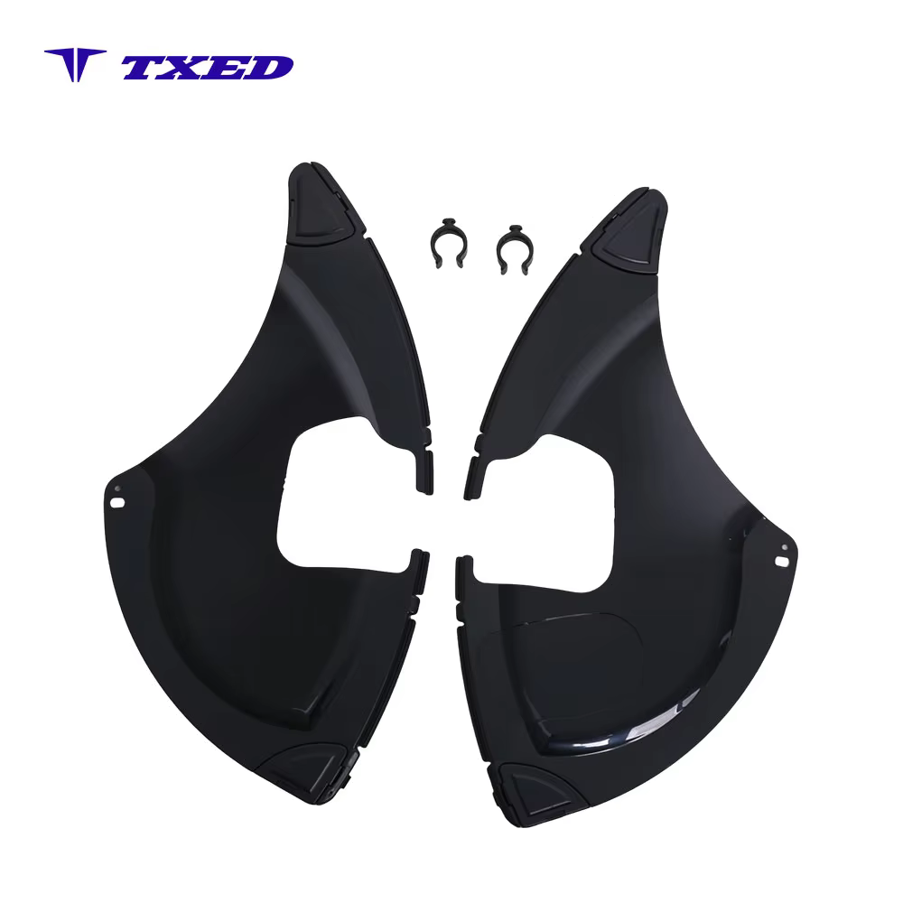 Italy D28 Size Black ABS Plastic Bicycle Skirt Guard with 19 Pairs of Clips Durable & Easy Installation for 700C Road Bike