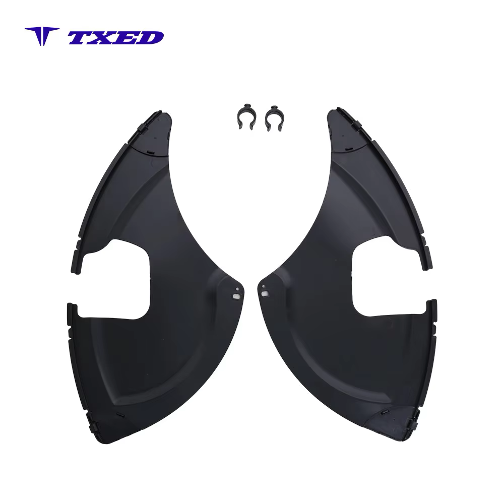 Italy D28 Size Black ABS Plastic Bicycle Skirt Guard with 19 Pairs of Clips Durable & Easy Installation for Road Bike detail image 4