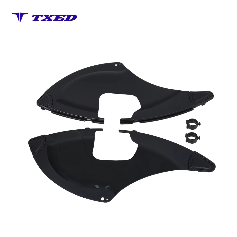 Italy D28 Size Black ABS Plastic Bicycle Skirt Guard with 19 Pairs of Clips Durable & Easy Installation for Road Bike detail image 6