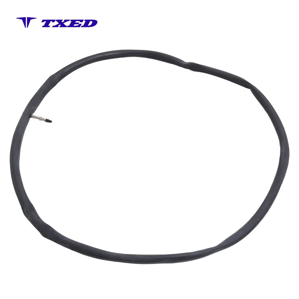 Jianda Brand Bicycle 700C X 42C Road & BMX Use 48mm Beadless Butyl Rubber Inner Tube with Brass Valve
