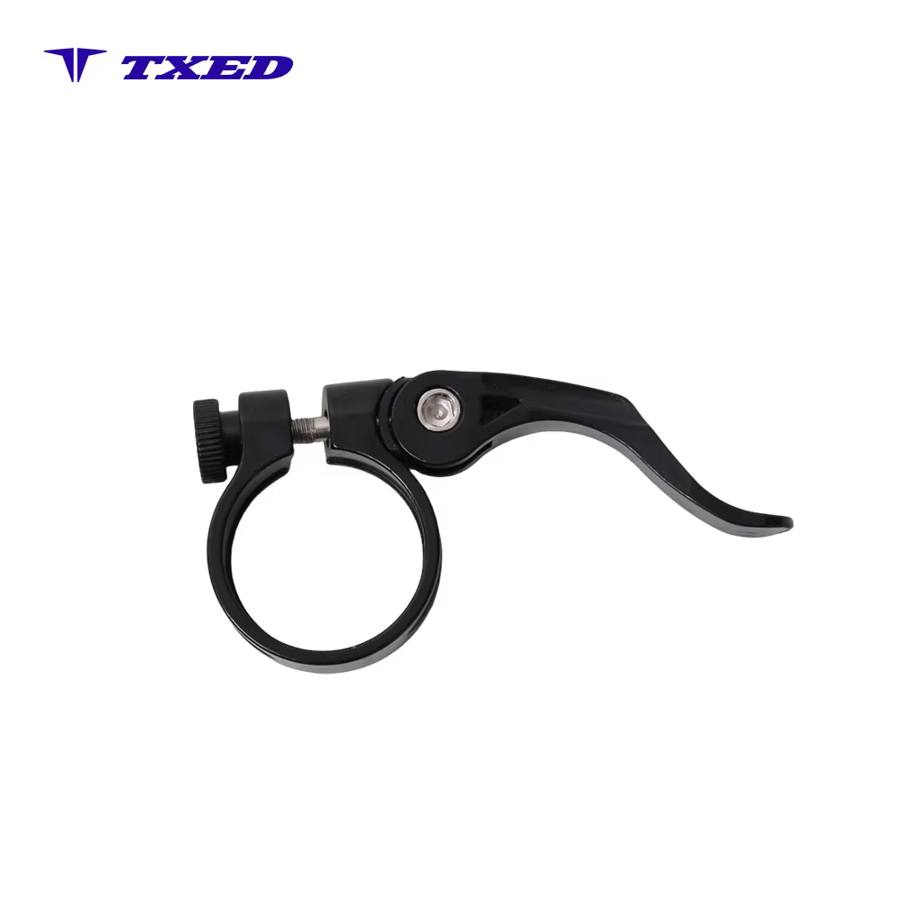 JingHua KC89 Bicycle Seatpost Clamp Quick Release Aluminum Alloy Black 31.8mm Lightweight Durable Secure Lock Universal detail image 2