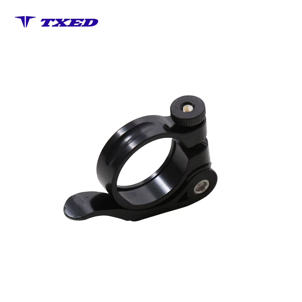 JingHua KC89 Bicycle Seatpost Clamp Quick Release Aluminum Alloy Black 31.8mm Lightweight Durable Secure Lock Universal detail image 3