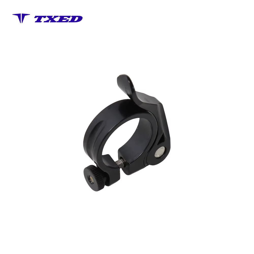 JingHua KC89 Bicycle Seatpost Clamp Quick Release Aluminum Alloy Black 31.8mm Lightweight Durable Secure Lock Universal detail image 6