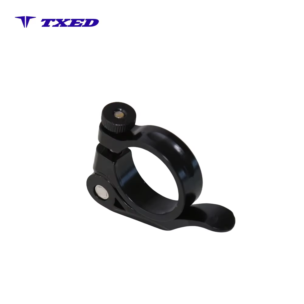 JingHua KC89 Bicycle Seatpost Clamp Quick Release Aluminum Alloy Black 31.8mm Lightweight Durable Secure Lock Universal detail image 7