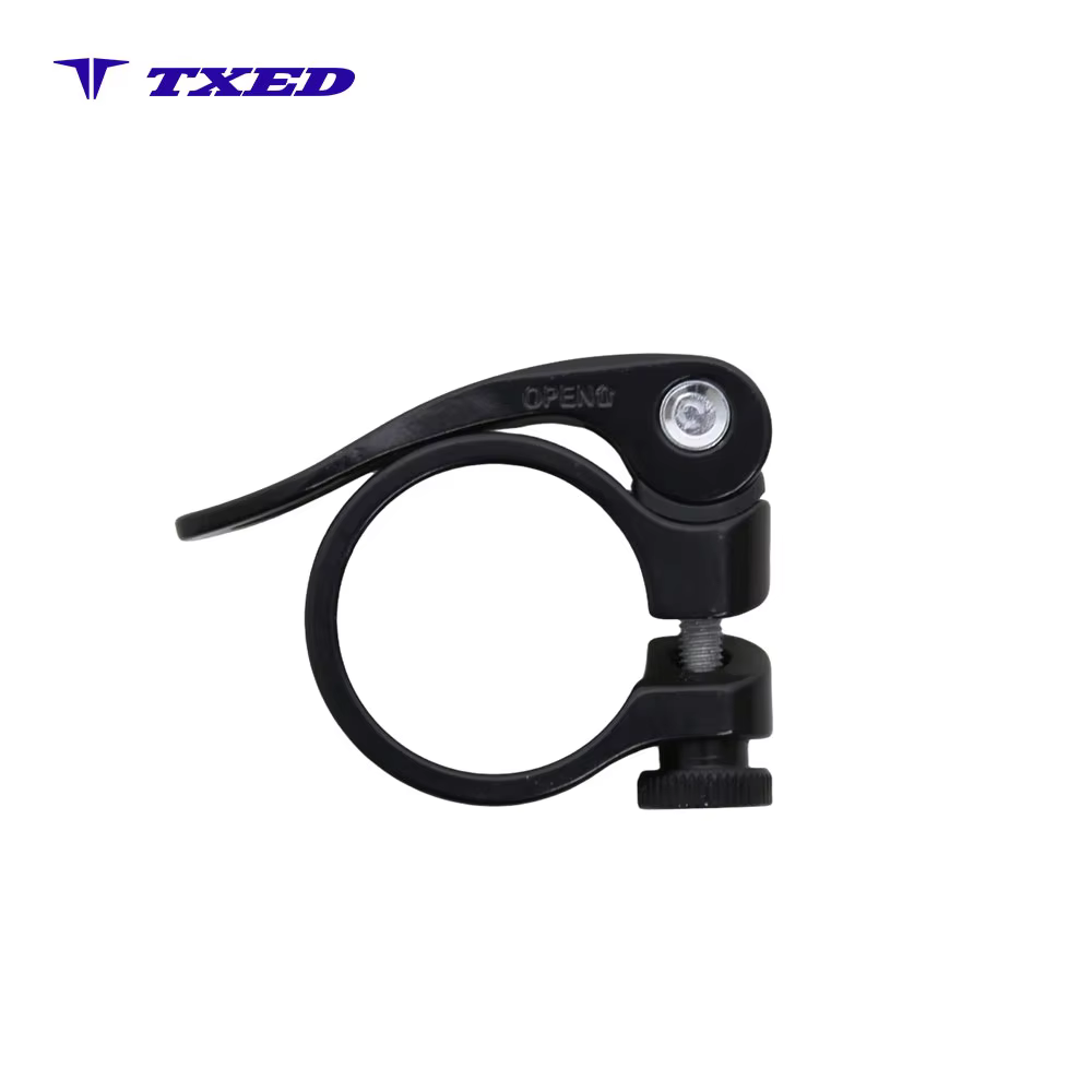Jingye KC-88G Aluminum Alloy Black Anodized Quick Release Bicycle Seatpost Clamp for 34.9mm Seat Tube