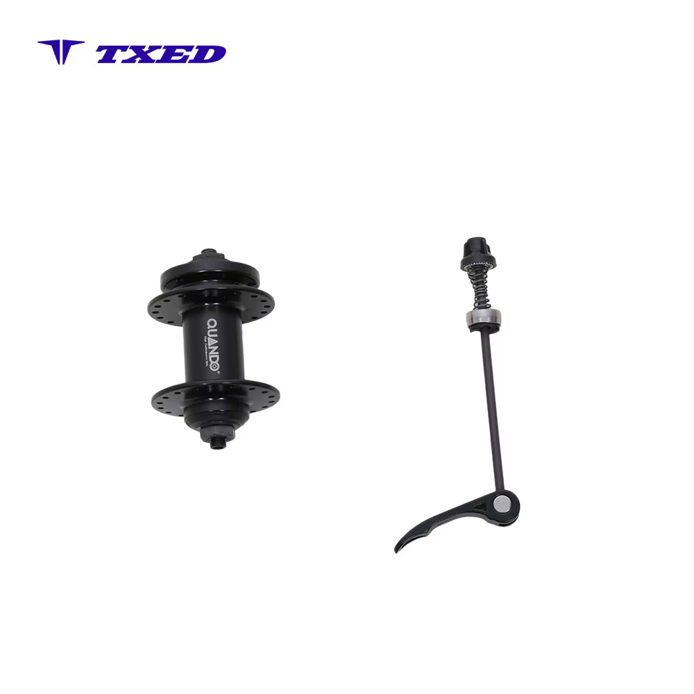 Kunteg KT-K68F Front Aluminum Disc Brake Axle Cover 13G 36H Quick Release Durable CN/TIA Mountain Bike