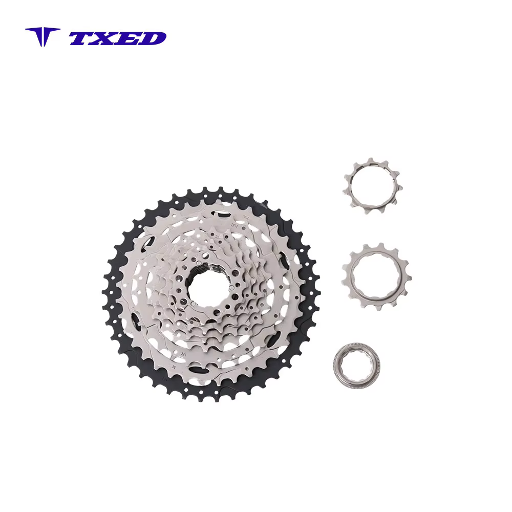 Lantu CS-M5009 Steel Cycling Replacement Drive Accessories 9 Speed 11-42t Bicycle Cassette Freewheel detail image 1