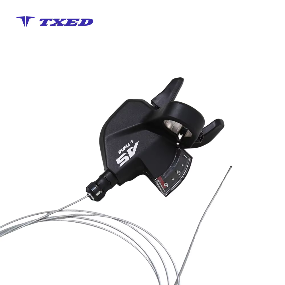 LanTu SL-V5009-9W Aluminum Alloy Indexed Gear Shifter Lever 9 Speed Waterproof Adjustable Electric Bicycle Road/Mountain/City detail image 5