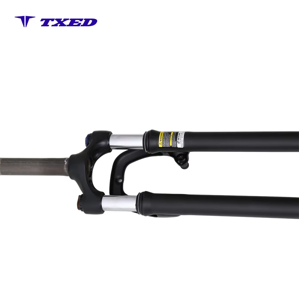 Lightweight Aluminum BMX Coil Suspension Fork Mechanical Lockout Threaded Design Smooth Riding 26 Inch 50MM Travel Bicycle Fork detail image 6