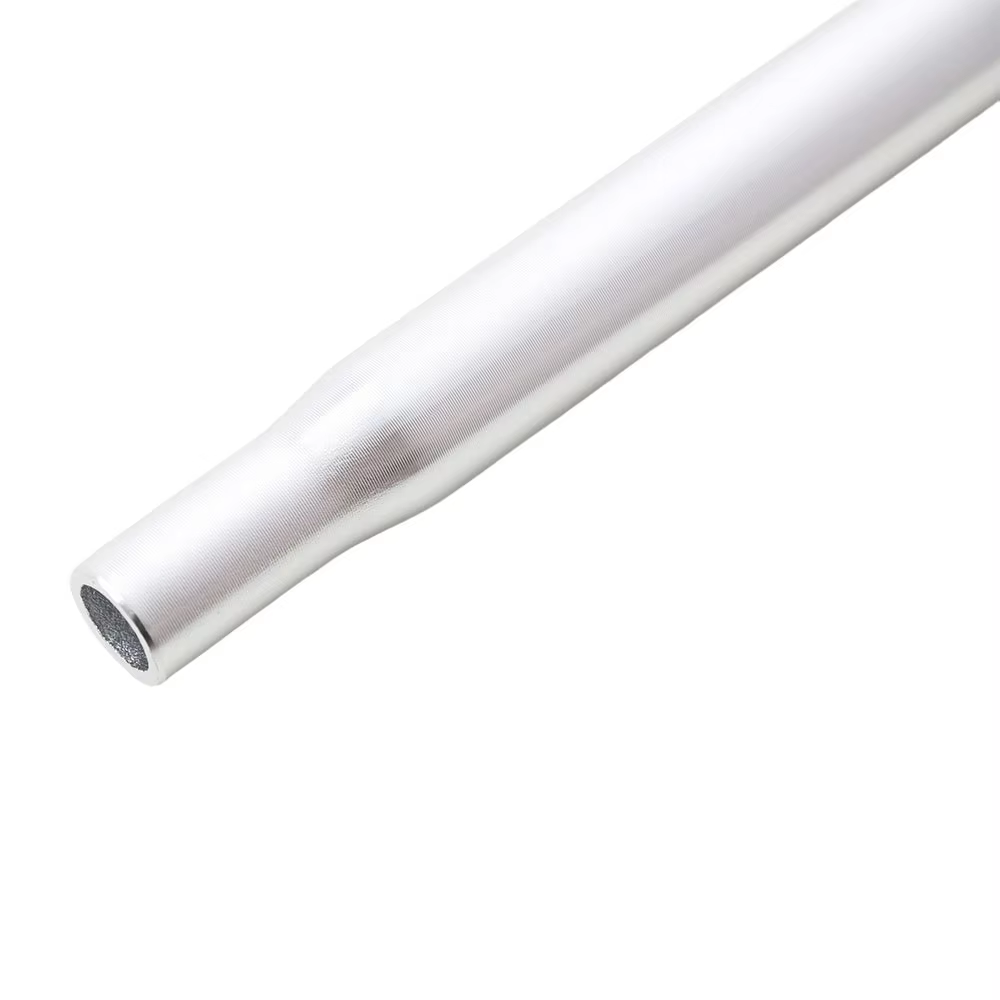 Lightweight Durable Adjustable 27.2mm Diameter 300mm Length Silver Aluminum Alloy Bike Seat Post Universal Fit Scale Marking detail image 3