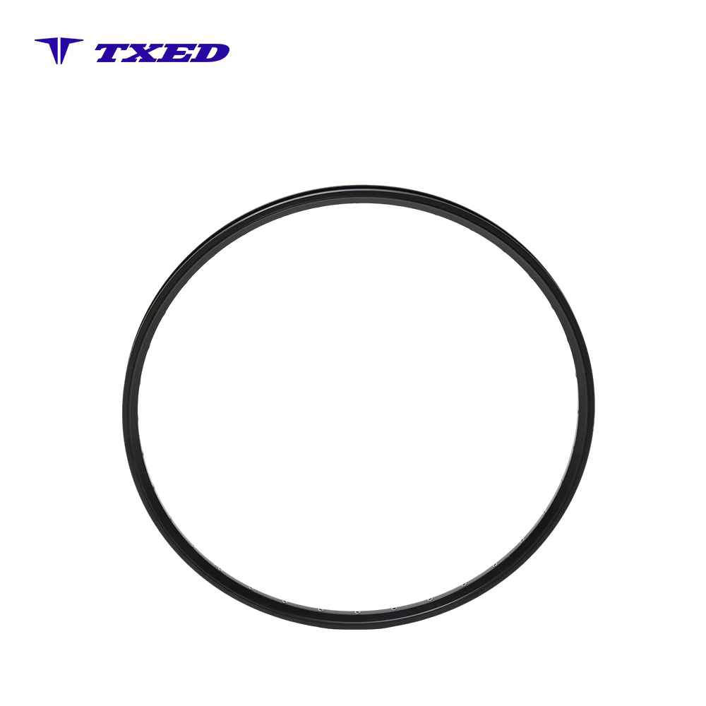 Lightweight Durable Alloy Double Wall V Brake Bicycle Rim Black Finish for Road and City Bikes 700C 13G 36H detail image 1