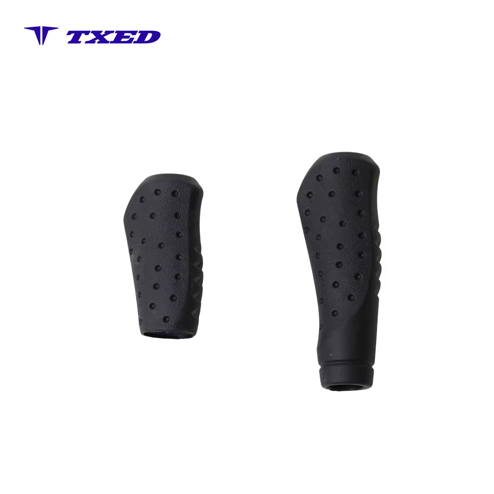 Non-toxic Odorless PVC Bicycle Handlebar Grips Anti-slip Shock Absorbing Bike Handle Grips for Mountain Road Bicycles detail image 1