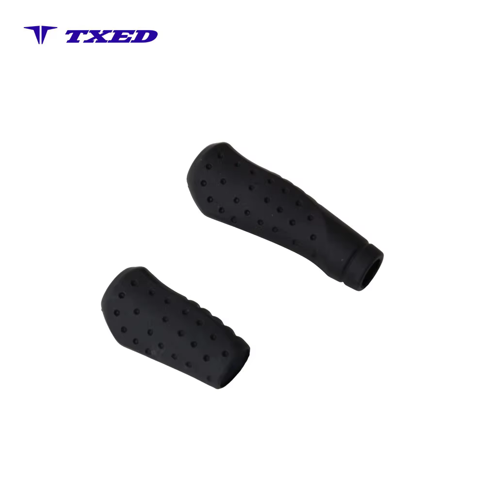 Non-toxic Odorless PVC Bicycle Handlebar Grips Anti-slip Shock Absorbing Bike Handle Grips for Mountain Road Bicycles detail image 2