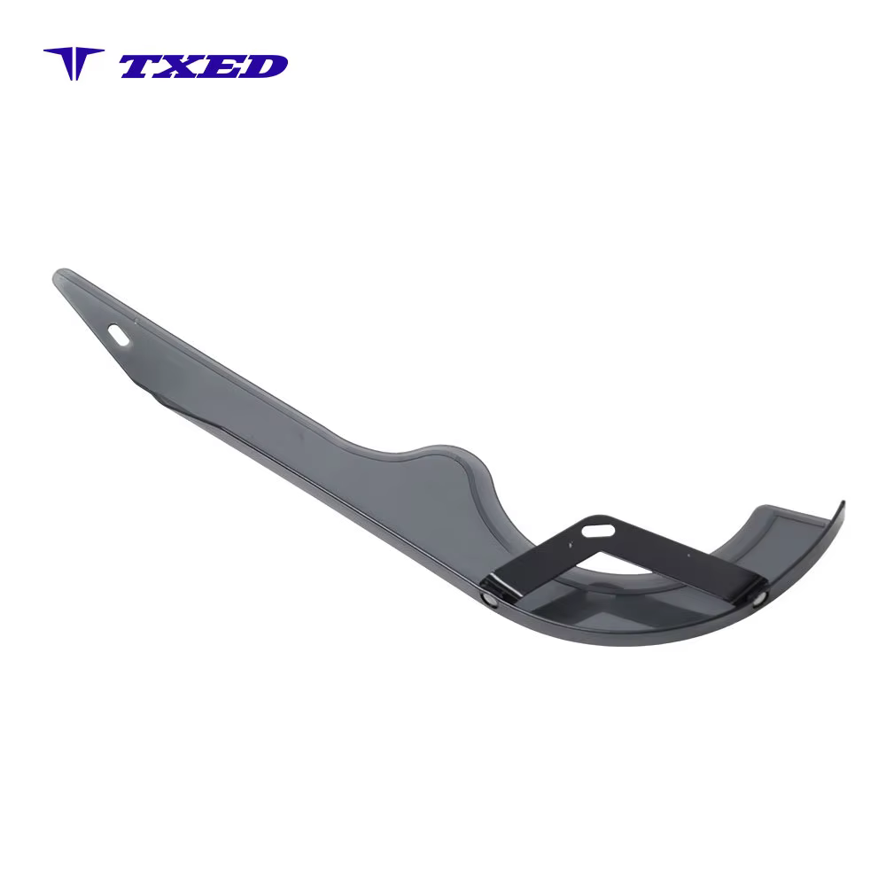 Plastic Rear Smoke Gray Translucent Chain Cover for Electric Bicycle and Mountain Bike detail image 1
