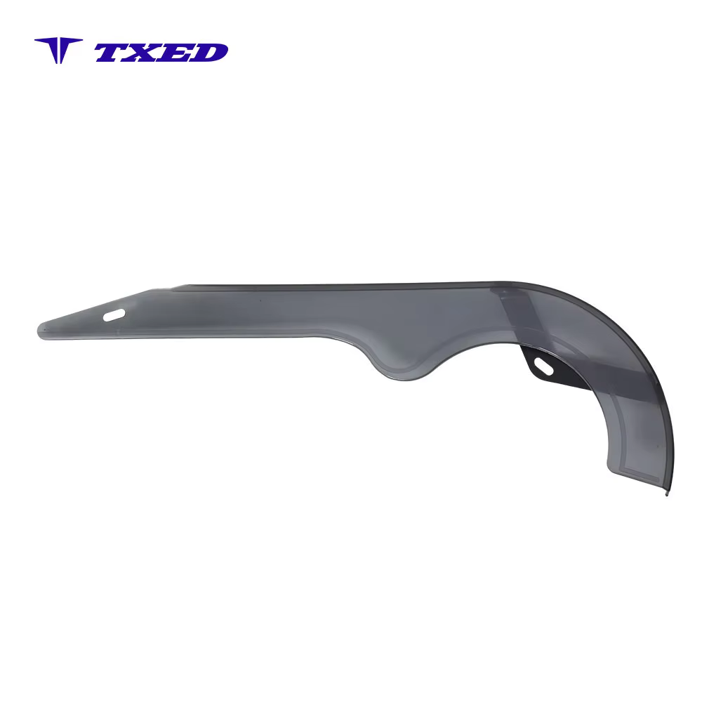 Plastic Rear Smoke Gray Translucent Chain Cover for Electric Bicycle and Mountain Bike detail image 2