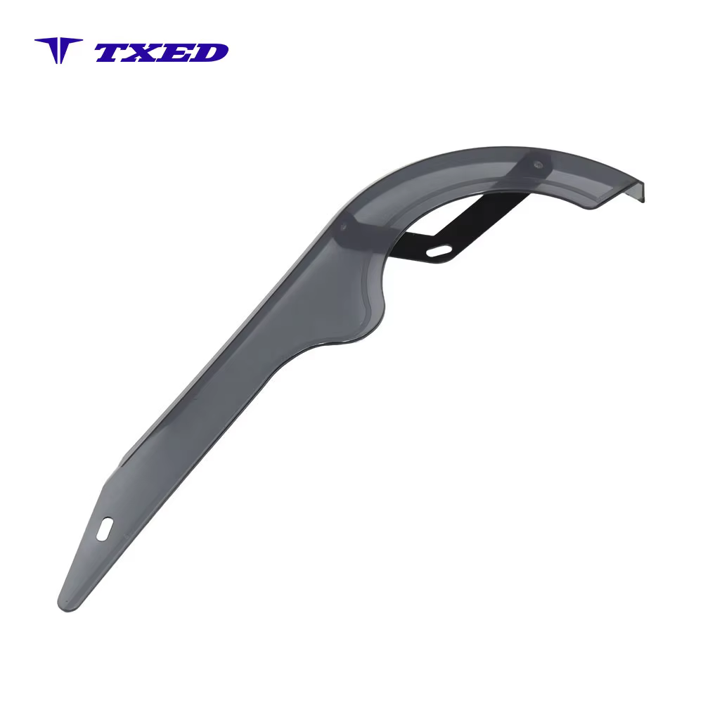 Plastic Rear Smoke Gray Translucent Chain Cover for Electric Bicycle and Mountain Bike detail image 3