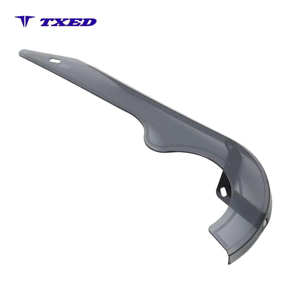 Plastic Rear Smoke Gray Translucent Chain Cover for Electric Bicycle and Mountain Bike detail image 6