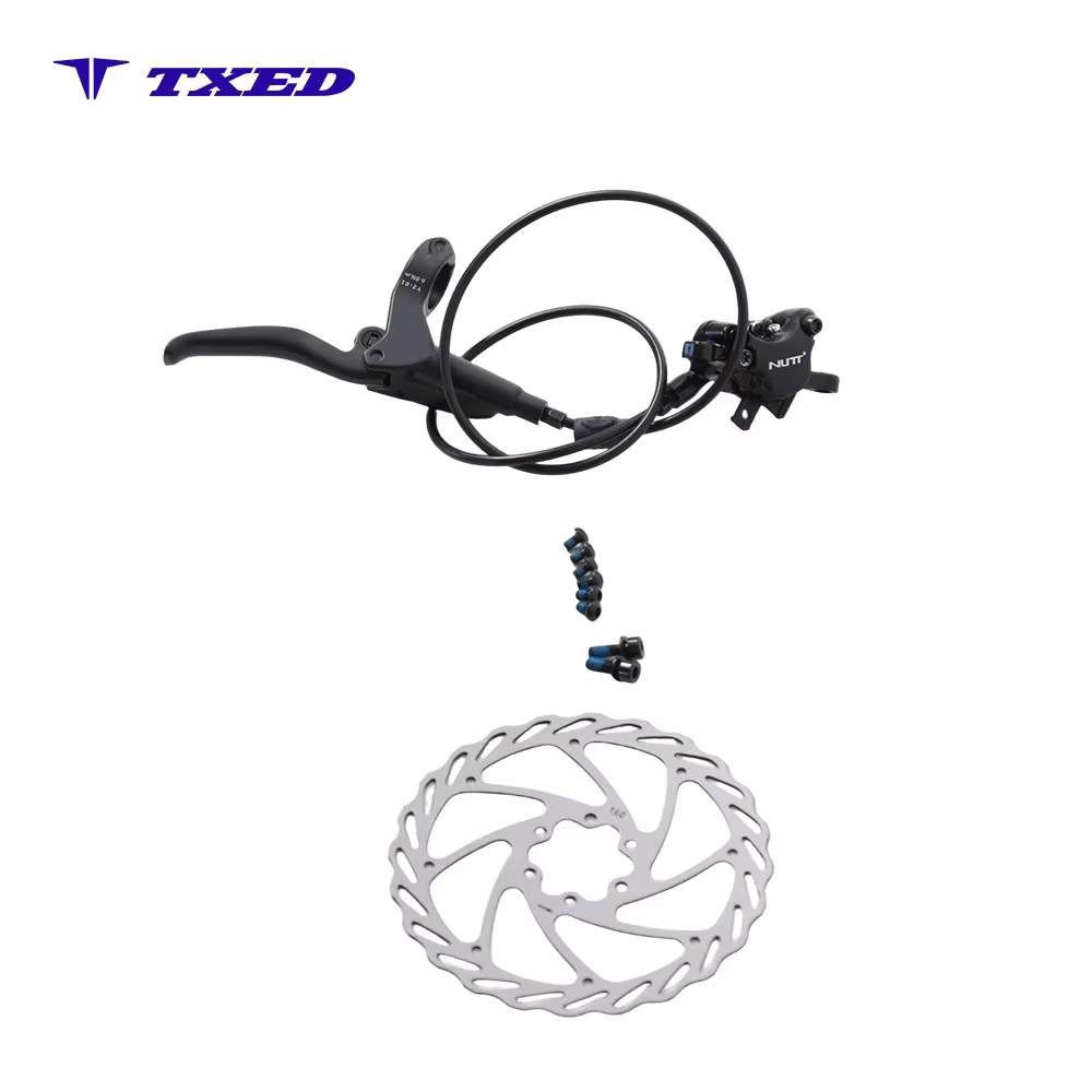 Post Mount Front Hydraulic Disc Brake Kit With 800mm Brake Hose & 160mm Stainless Steel Rotor