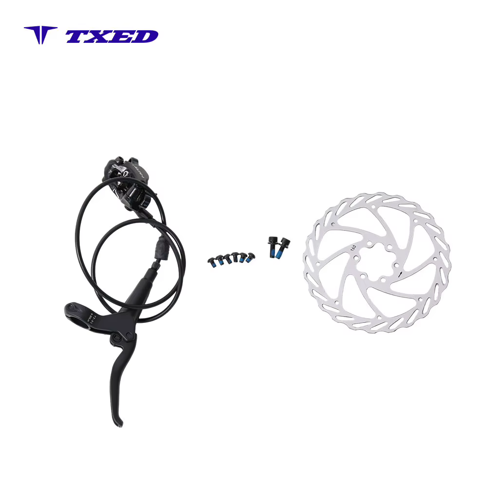 Post Mount Front Hydraulic Disc Brake Kit With 800mm Brake Hose & 160mm Stainless Steel Rotor detail image 1