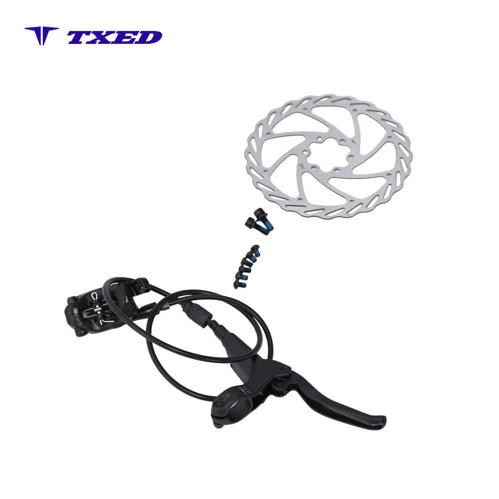 Post Mount Front Hydraulic Disc Brake Kit With 800mm Brake Hose & 160mm Stainless Steel Rotor detail image 2