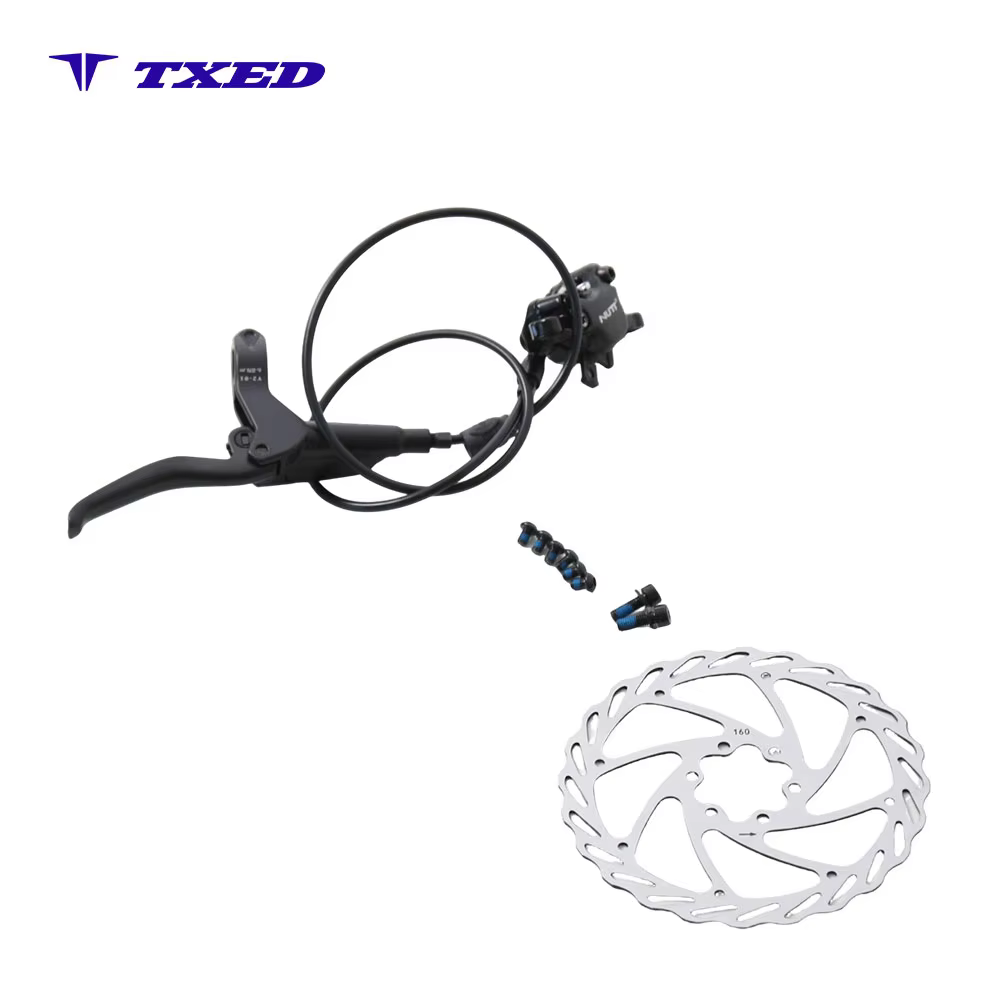 Post Mount Front Hydraulic Disc Brake Kit With 800mm Brake Hose & 160mm Stainless Steel Rotor detail image 3