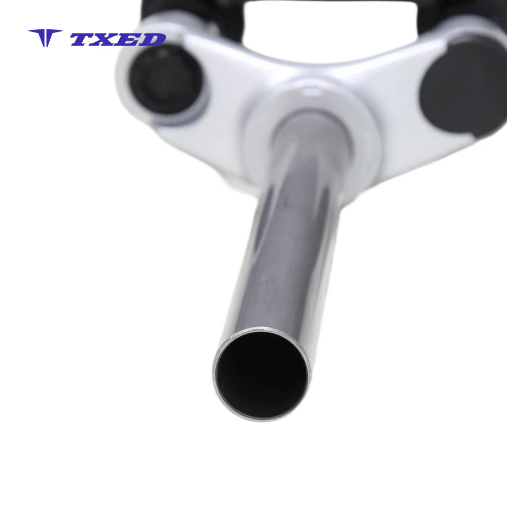Premium Aluminum Suspension Fork Coil Spring for BMX Kids' Bikes Road Bicycles Silver Fork Shoulder Design 63mm Travel V Brake detail image 6