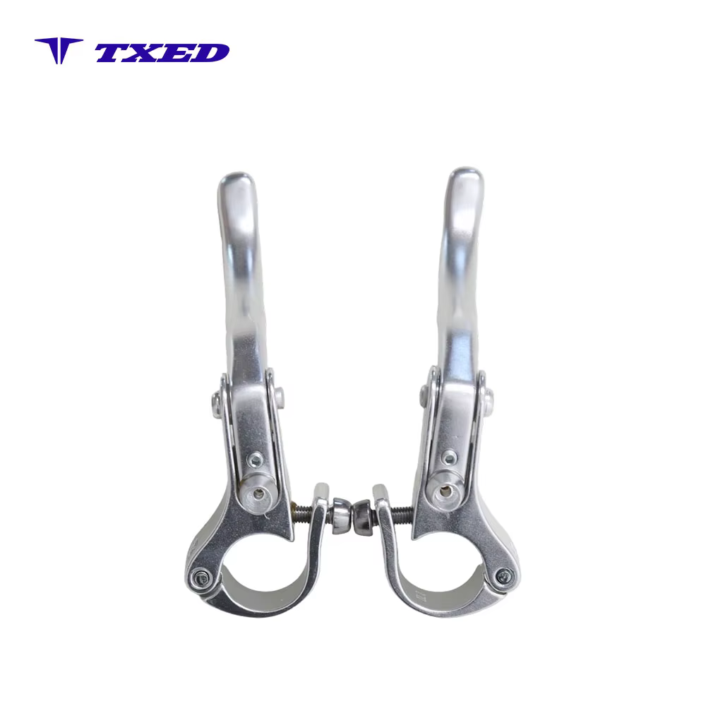 Richi Bicycle Brake Lever Three Finger Full Aluminum Alloy Silver for Kids' Bikes Caliper 22 2MM Handlebar Clamp Ergonomic detail image 6