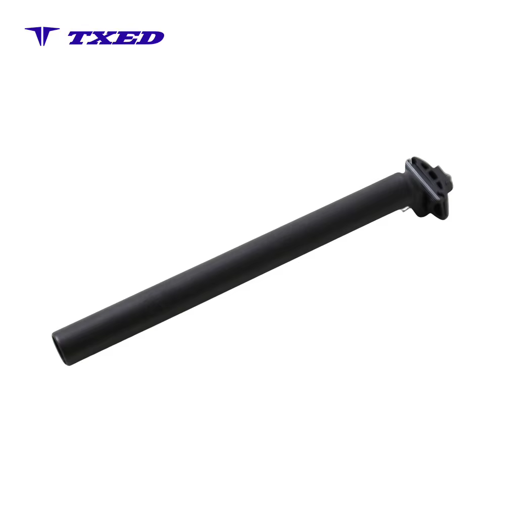 Shunmeng SM-2200 Aluminum Alloy Bicycle Seat Post 30.9mm X 350mm Matte Black Adjustable Mountain Bike-Light Weight & Durable detail image 1