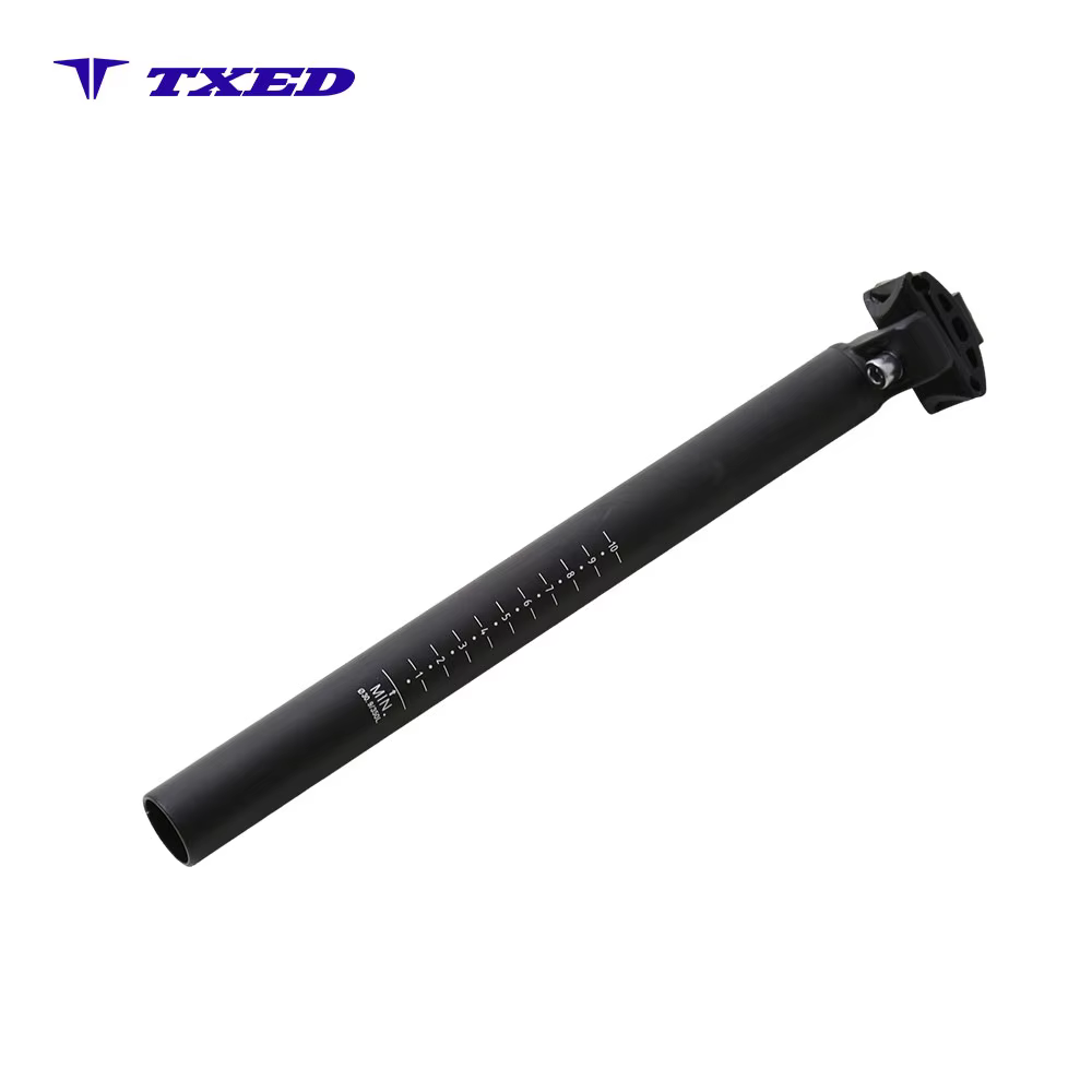 Shunmeng SM-2200 Aluminum Alloy Bicycle Seat Post 30.9mm X 350mm Matte Black Adjustable Mountain Bike-Light Weight & Durable detail image 6