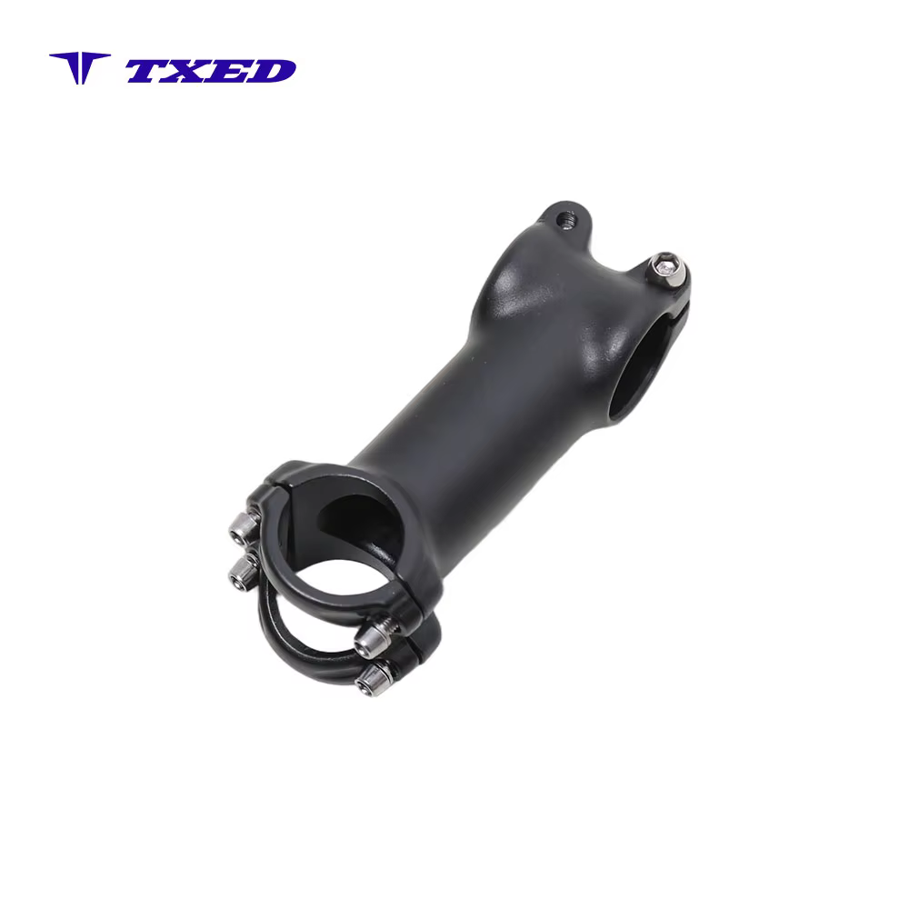 Shunmeng SM-A92-8 Sandy Black Road MTB Bike Aluminum Non-Slip Handlebars Stem Durable & Easy Installation