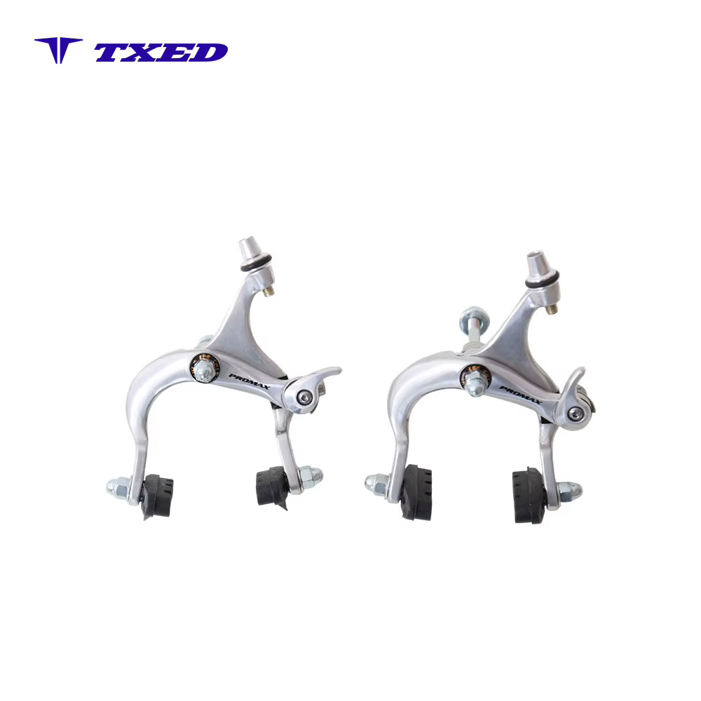 Silver Color Model Road Bicycles 58 38Mm Width 55Mm Height F R 45Mm Brake Pads with Logo Front Rear Calipers detail image 1