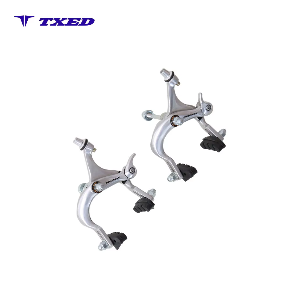 Silver Color Model Road Bicycles 58 38Mm Width 55Mm Height F R 45Mm Brake Pads with Logo Front Rear Calipers detail image 2