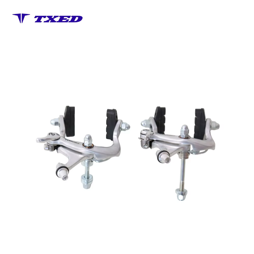 Silver Color Model Road Bicycles 58 38Mm Width 55Mm Height F R 45Mm Brake Pads with Logo Front Rear Calipers detail image 3