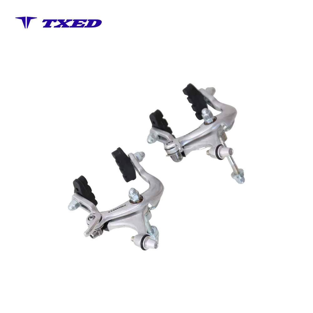 Silver Color Model Road Bicycles 58 38Mm Width 55Mm Height F R 45Mm Brake Pads with Logo Front Rear Calipers detail image 4