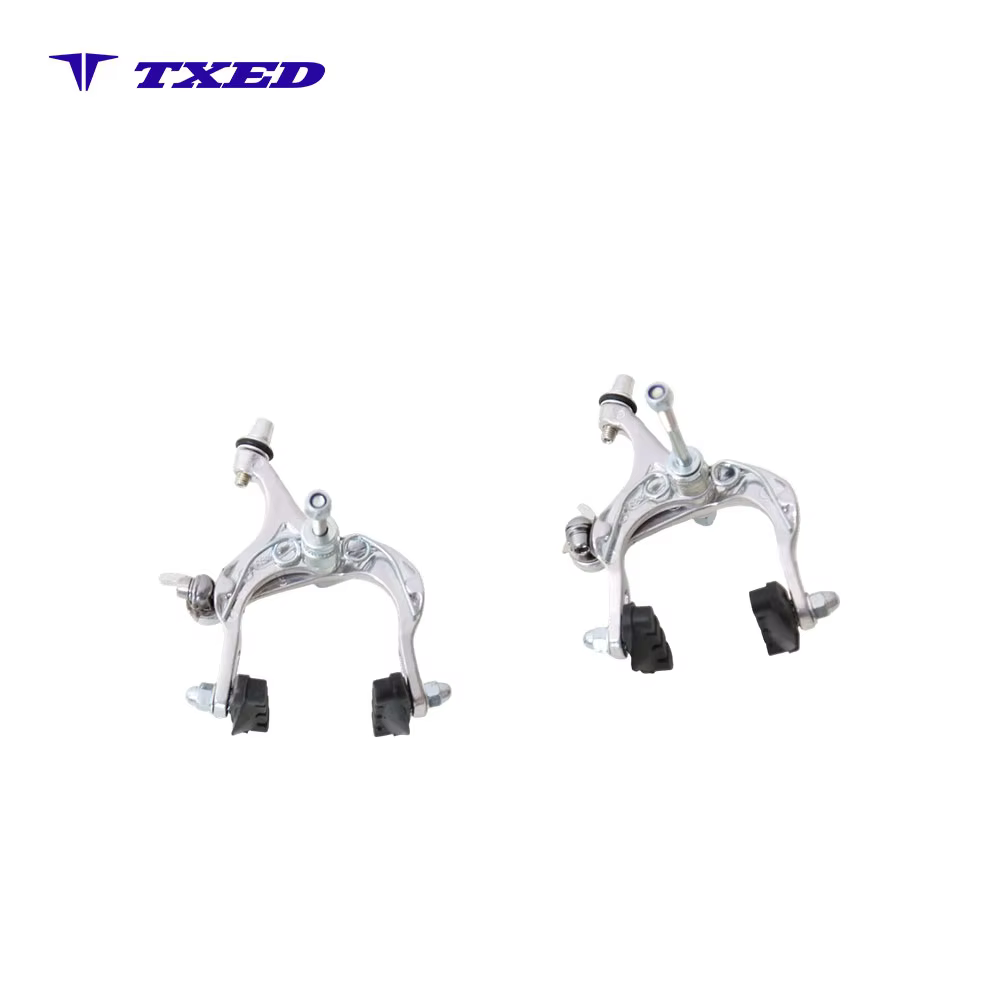 Silver Color Model Road Bicycles 58 38Mm Width 55Mm Height F R 45Mm Brake Pads with Logo Front Rear Calipers detail image 6