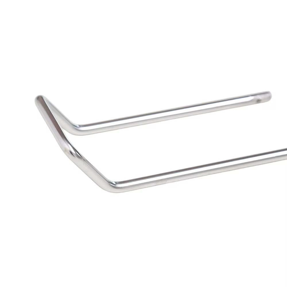 Stainless Steel Adjustable Outdoor U-Bolt 200mm Lightweight Powder Coated Large Bend 4 Holes for E-City Bike Rear Rack