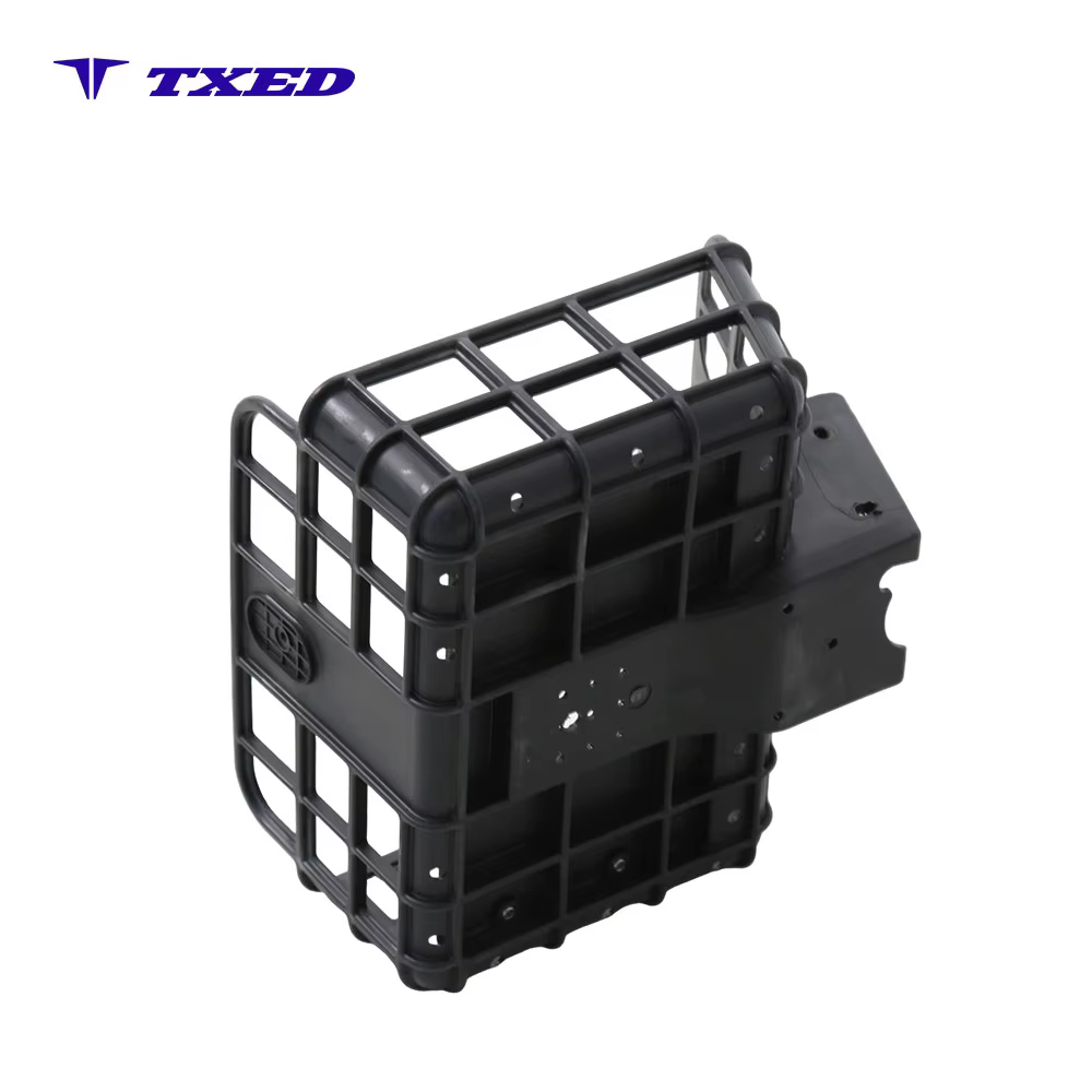 Standard Size Aluminium Alloy Cycling Cargo Basket with Protective Plate for Electric Bike Rear Frame detail image 5