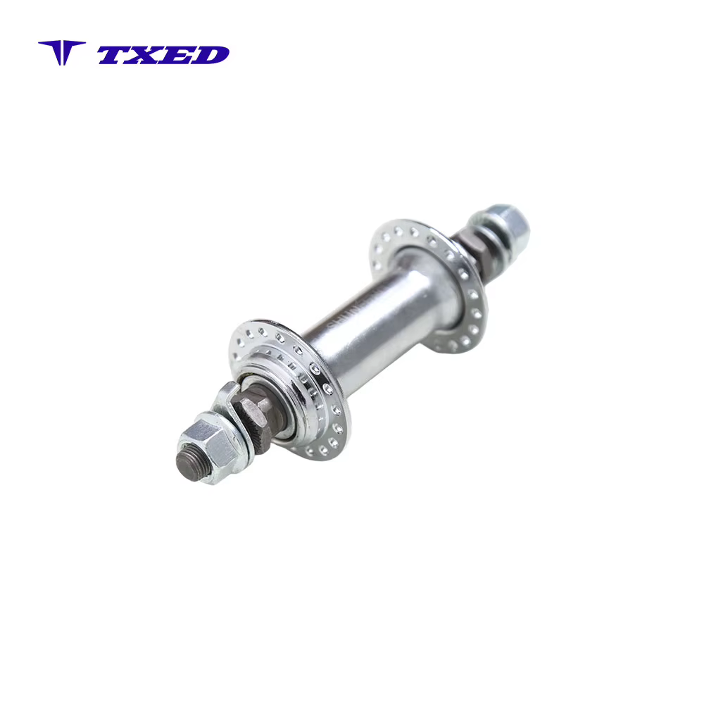 Steel Front Hub 3/8 X14G 36H 100 140mm CP Bicycle Hub with V-Brake Axle Type & Nut Type detail image 3