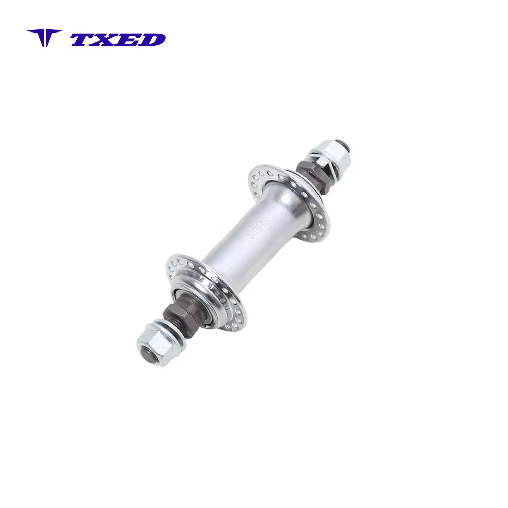 Steel Front Hub 3/8 X14G 36H 100 140mm CP Bicycle Hub with V-Brake Axle Type & Nut Type detail image 4