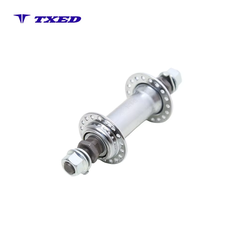 Steel Front Hub 3/8 X14G 36H 100 140mm CP Bicycle Hub with V-Brake Axle Type & Nut Type detail image 6