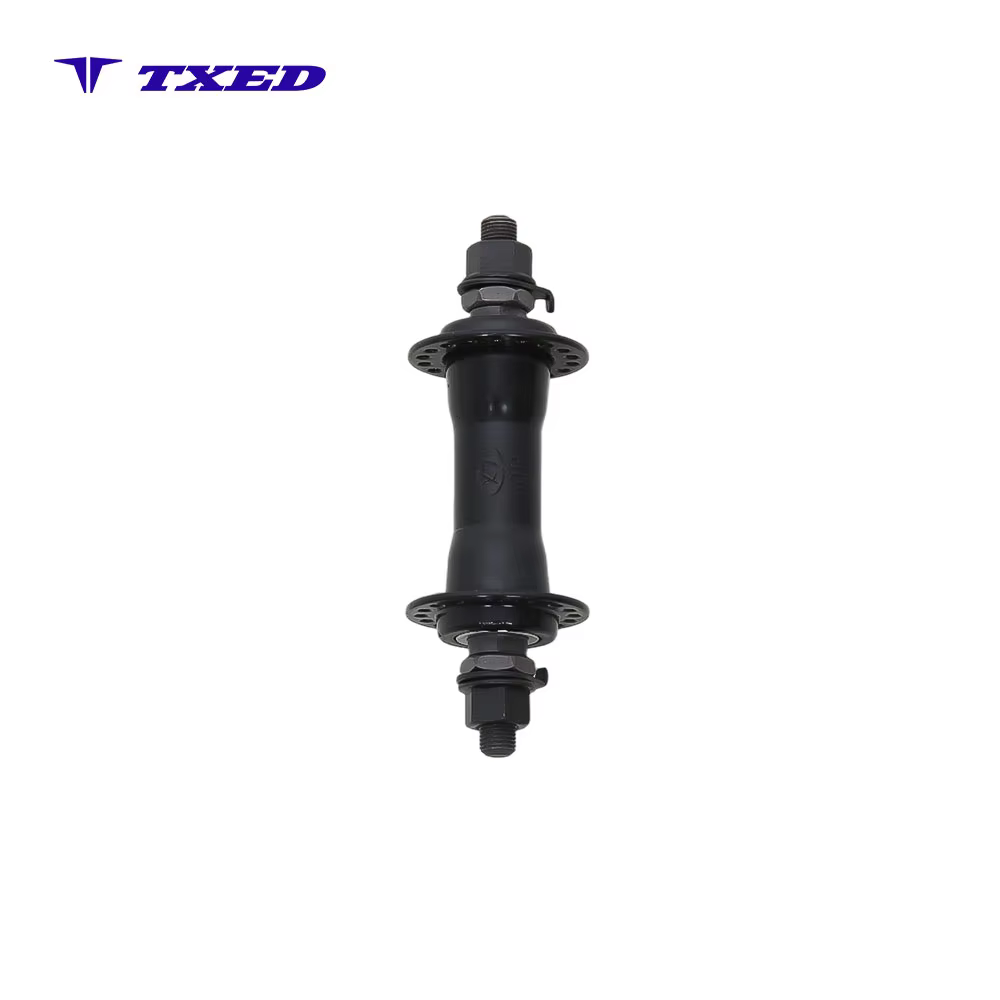 KT Steel Front Hub Flange Nut for Mountain Bike/e-mtb V-Brake 3/8"x13Gx36Hx100x140MM Model KT-122F