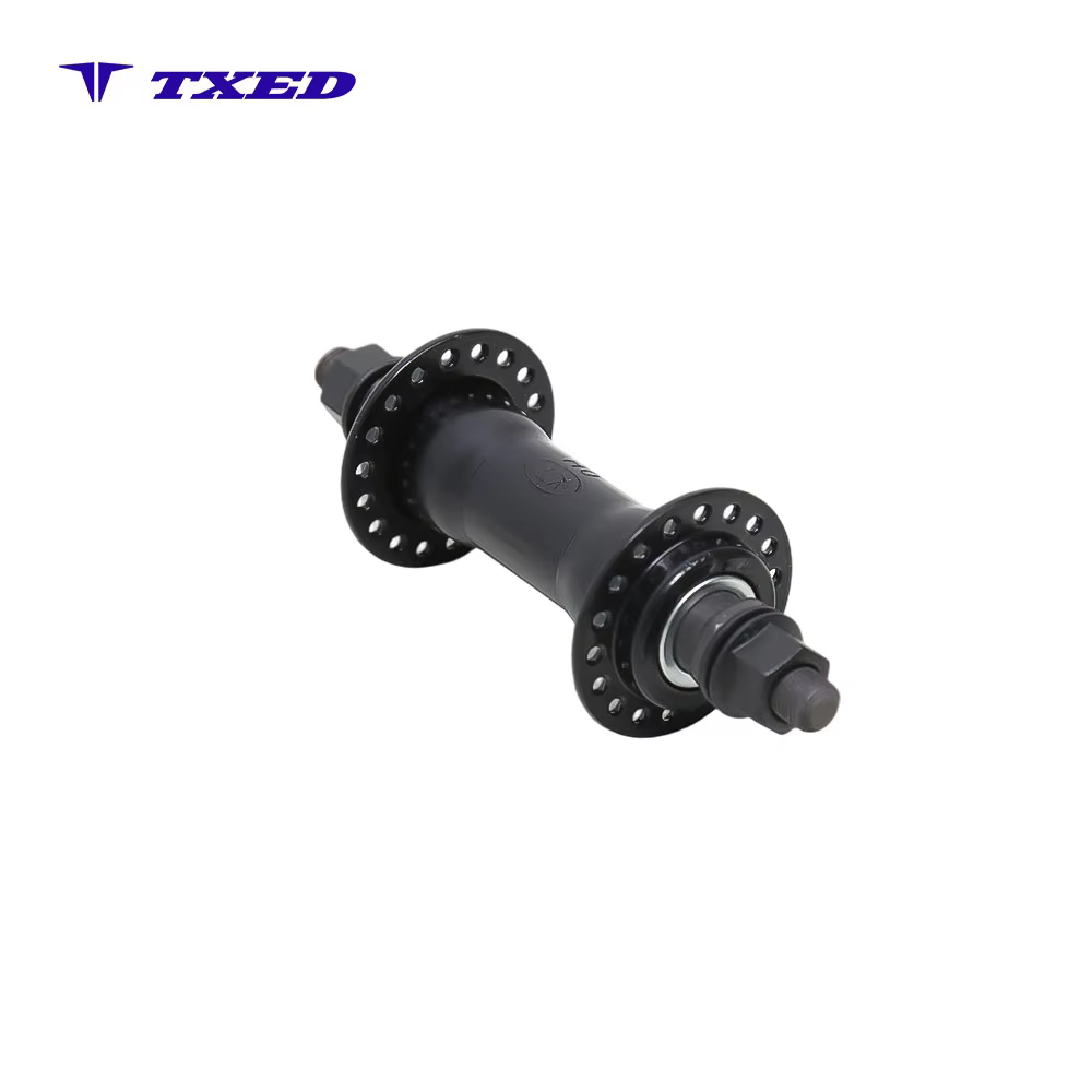 KT Steel Front Hub Flange Nut for Mountain Bike/e-mtb V-Brake 3/8"x13Gx36Hx100x140MM Model KT-122F detail image 2
