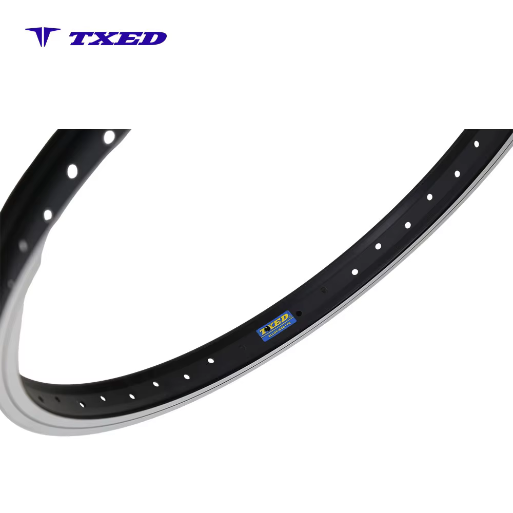 Strong Alloy Bicycle Rim Black Flat Profile High Strength Building TXED Logo 20 Inch 13G 48H Tubeless Ready Disc Brake detail image 5