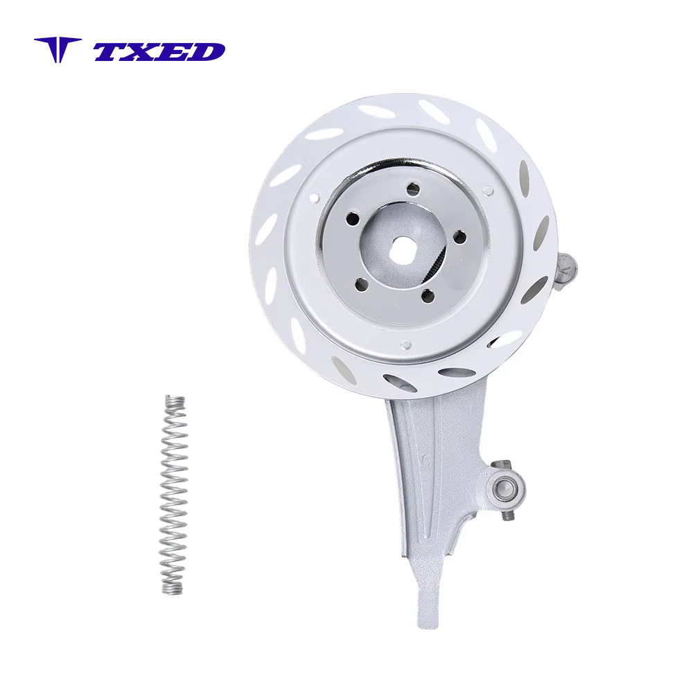 Tangze BSZ090F Safety 10x12mm Center Hole Spring Return Silver Body 90# Rear Drum Brake Forged Aluminum Bicycle/Electric Bike