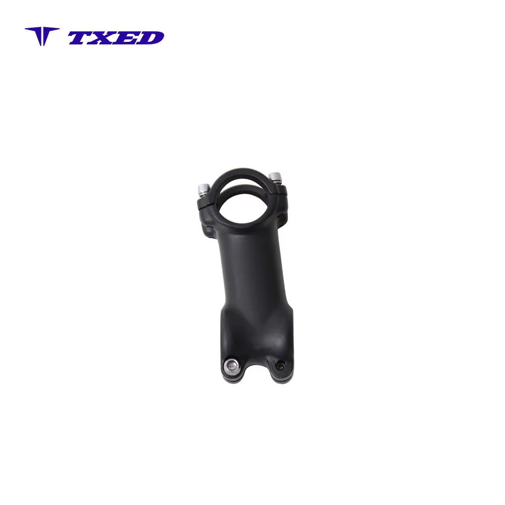 Threadless Aluminum Alloy Bicycle Stem SM-A92-8 Fork Clamp 28.6mm Handlebar Clamp 31.8mm 80mm Length High Strength Black MTB